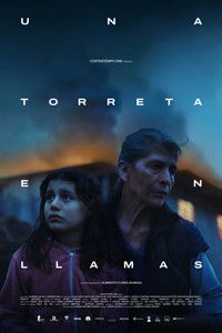 Una torreta en llamas