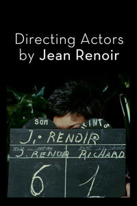 La Direction d'acteur par Jean Renoir