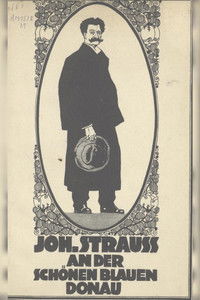 Johann Strauß an der schönen blauen Donau