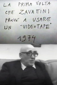 La prima volta che Zavattini provò ad usare un videotape