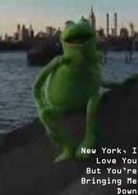 New York, I Love You But You're Bringing Me Down