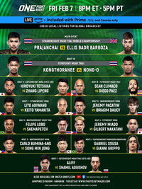 ONE Fight Night 28: Prajanchai vs. Barboza