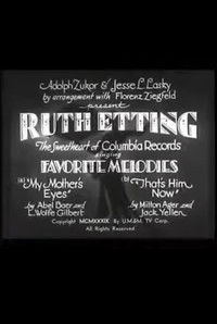 Ruth Etting in Favorite Melodies