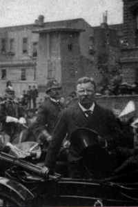 President Reviewing School Children