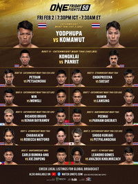 ONE Friday Fights 50: Yodphupa vs. Komawut